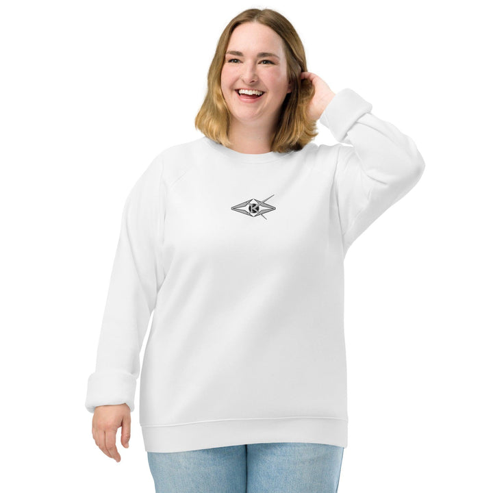 Unisex organic raglan sweatshirt - VYBRATIONAL KREATORS®