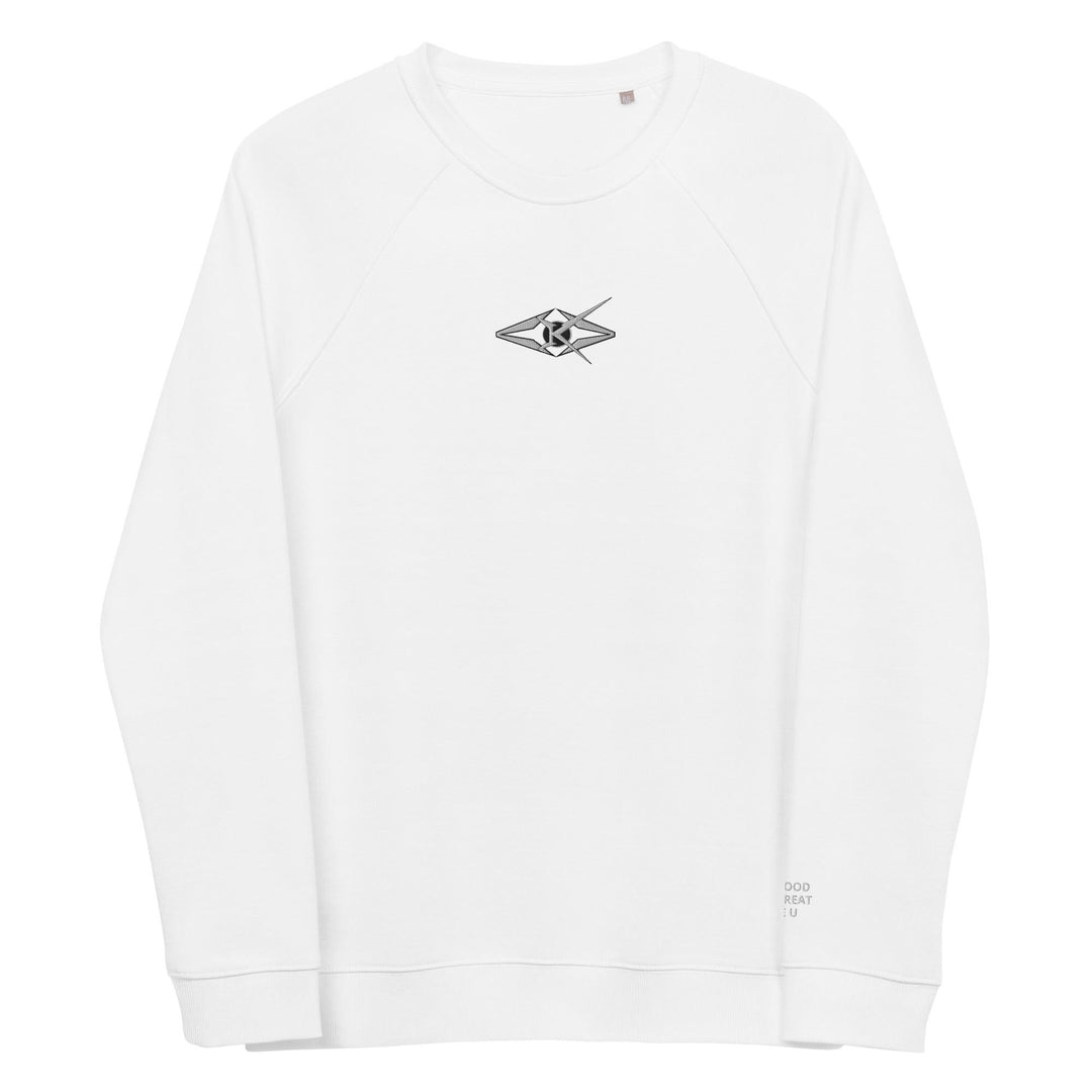 Unisex organic raglan sweatshirt - VYBRATIONAL KREATORS®