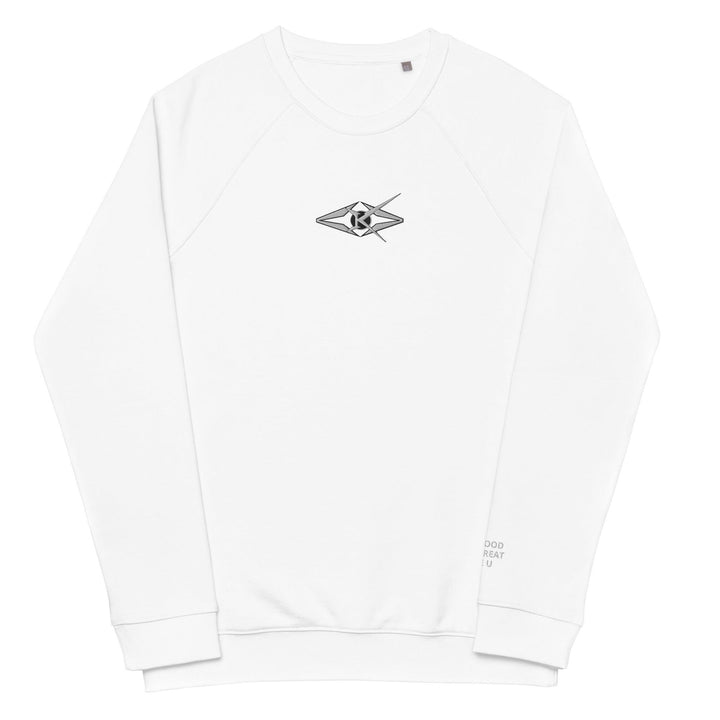 Unisex organic raglan sweatshirt - VYBRATIONAL KREATORS®