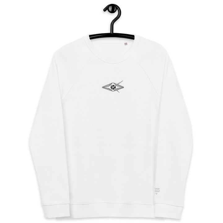 Unisex organic raglan sweatshirt - VYBRATIONAL KREATORS®