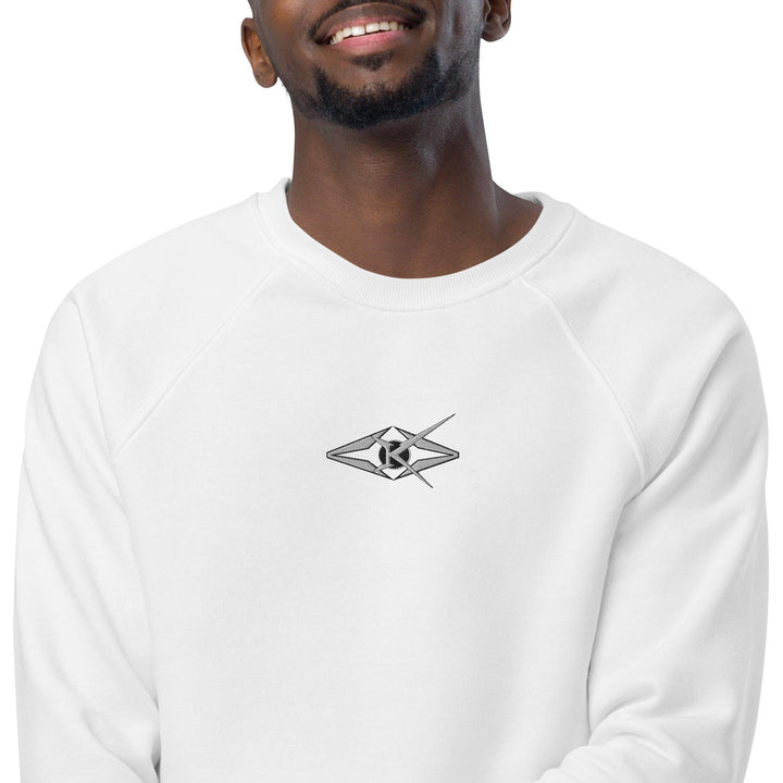 Unisex organic raglan sweatshirt - VYBRATIONAL KREATORS®