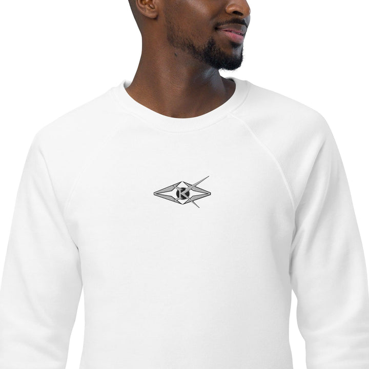 Unisex organic raglan sweatshirt - VYBRATIONAL KREATORS®