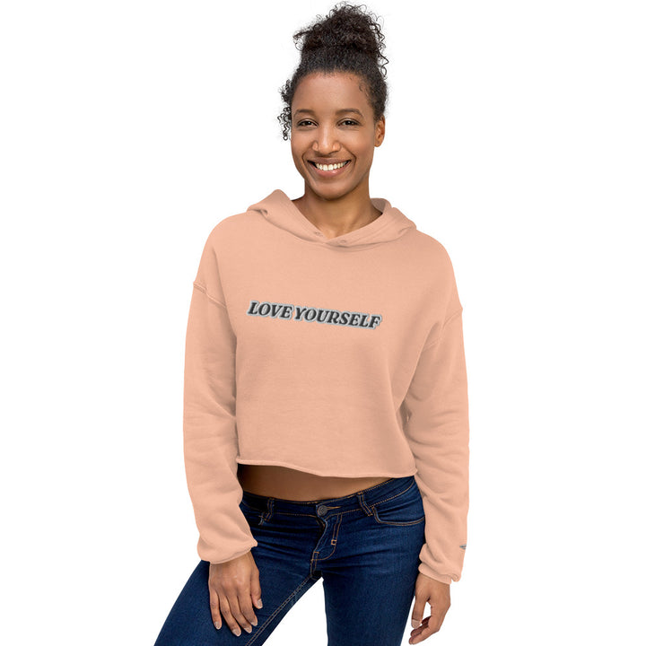 LOVE YOURSELF Crop Hoodie