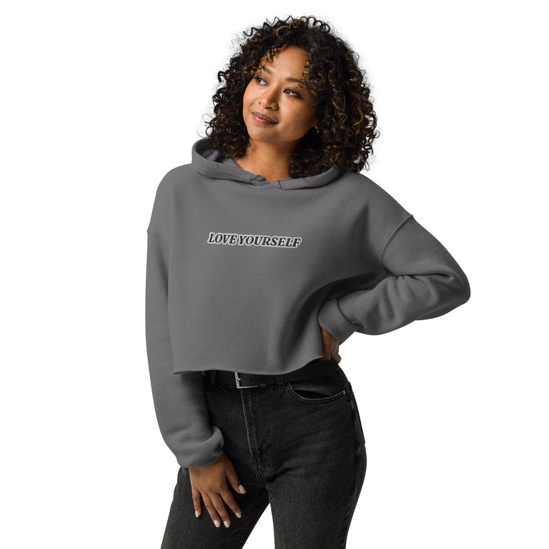 LOVE YOURSELF Crop Hoodie