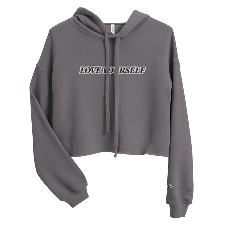 LOVE YOURSELF Crop Hoodie