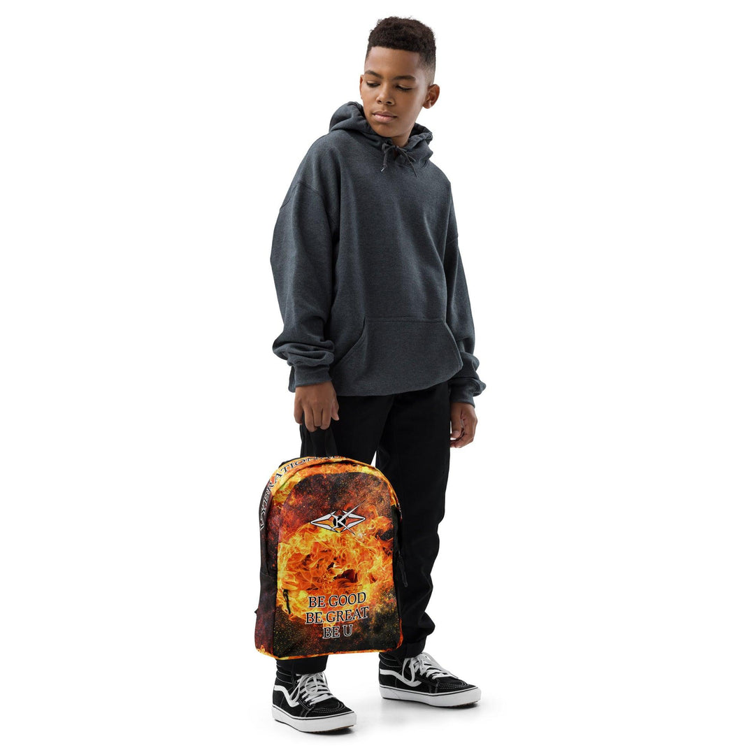 Premium Fire Backpack - VYBRATIONAL KREATORS®