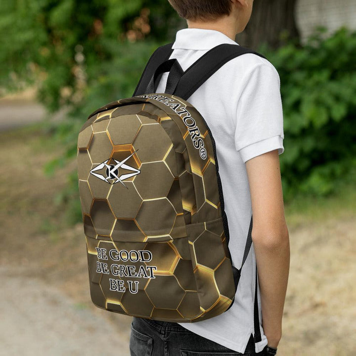 Premium Gold Backpack - VYBRATIONAL KREATORS®