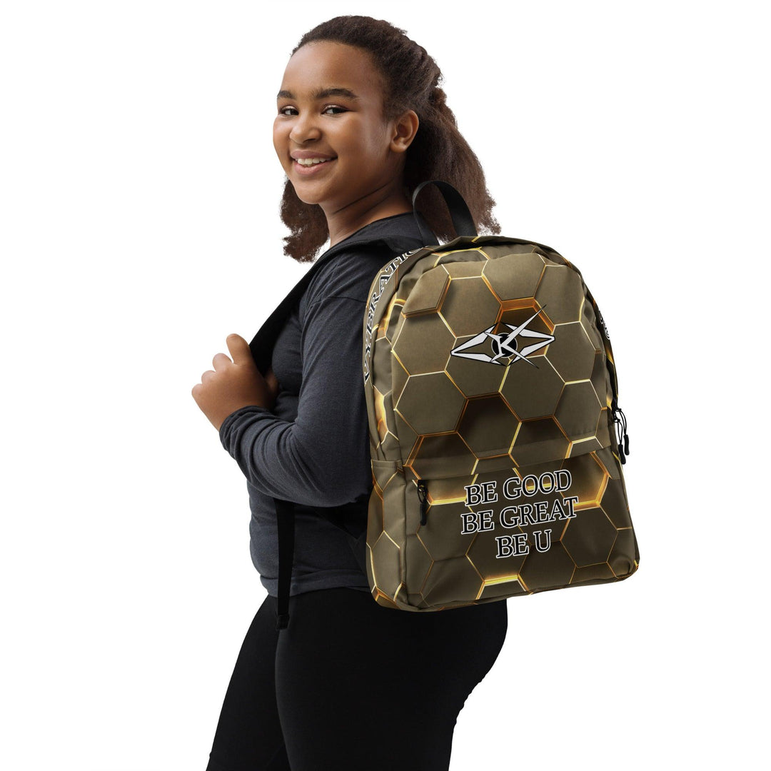 Premium Gold Backpack - VYBRATIONAL KREATORS®