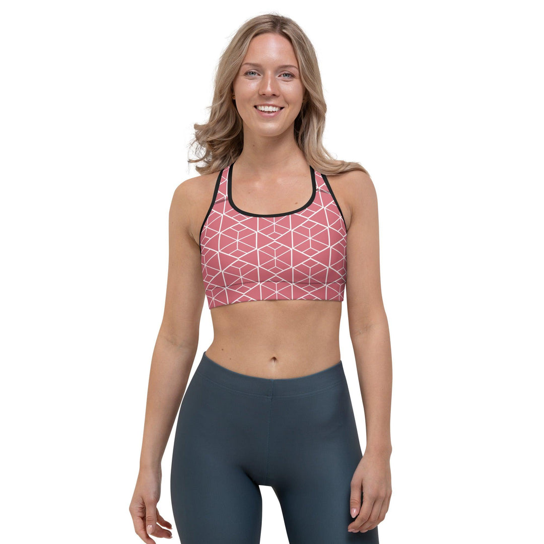 Cabaret Pink Sports bra - VYBRATIONAL KREATORS®