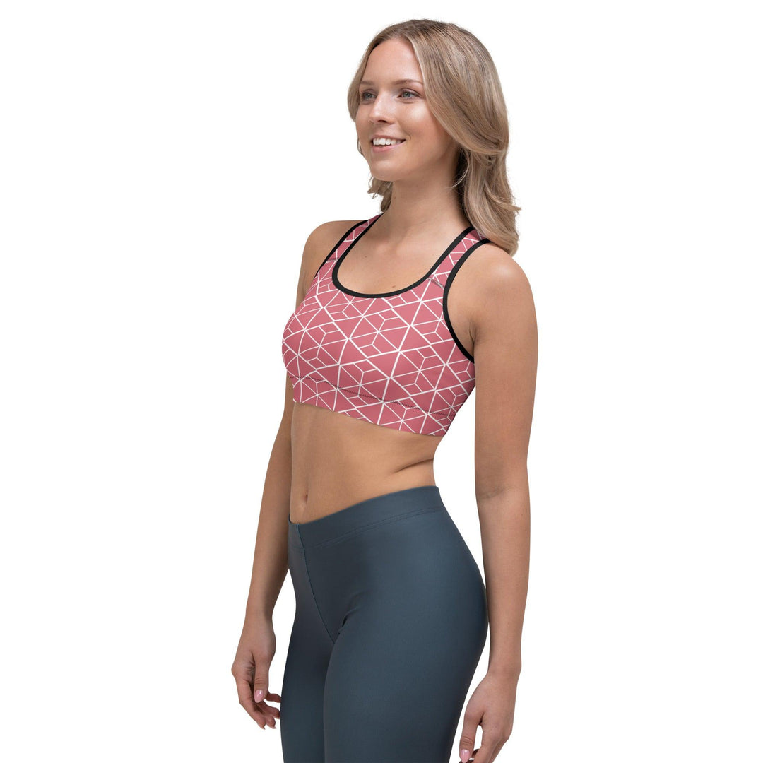 Cabaret Pink Sports bra - VYBRATIONAL KREATORS®