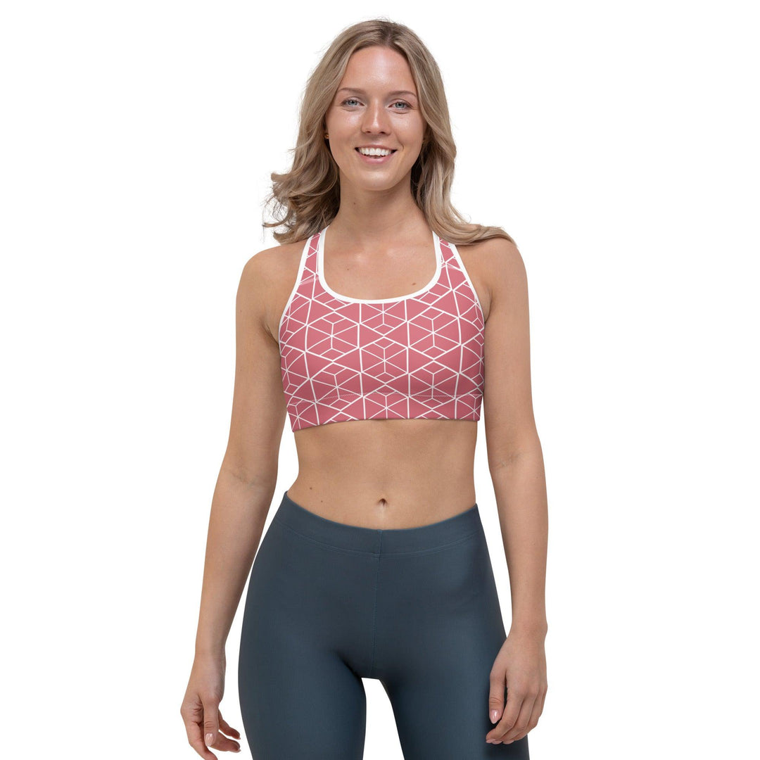 Cabaret Pink Sports bra - VYBRATIONAL KREATORS®