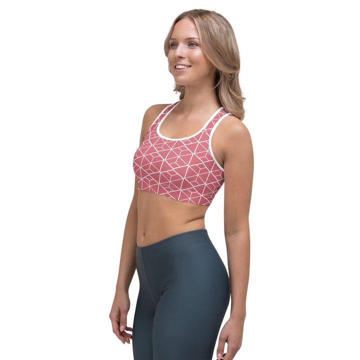 Cabaret Pink Sports bra - VYBRATIONAL KREATORS®