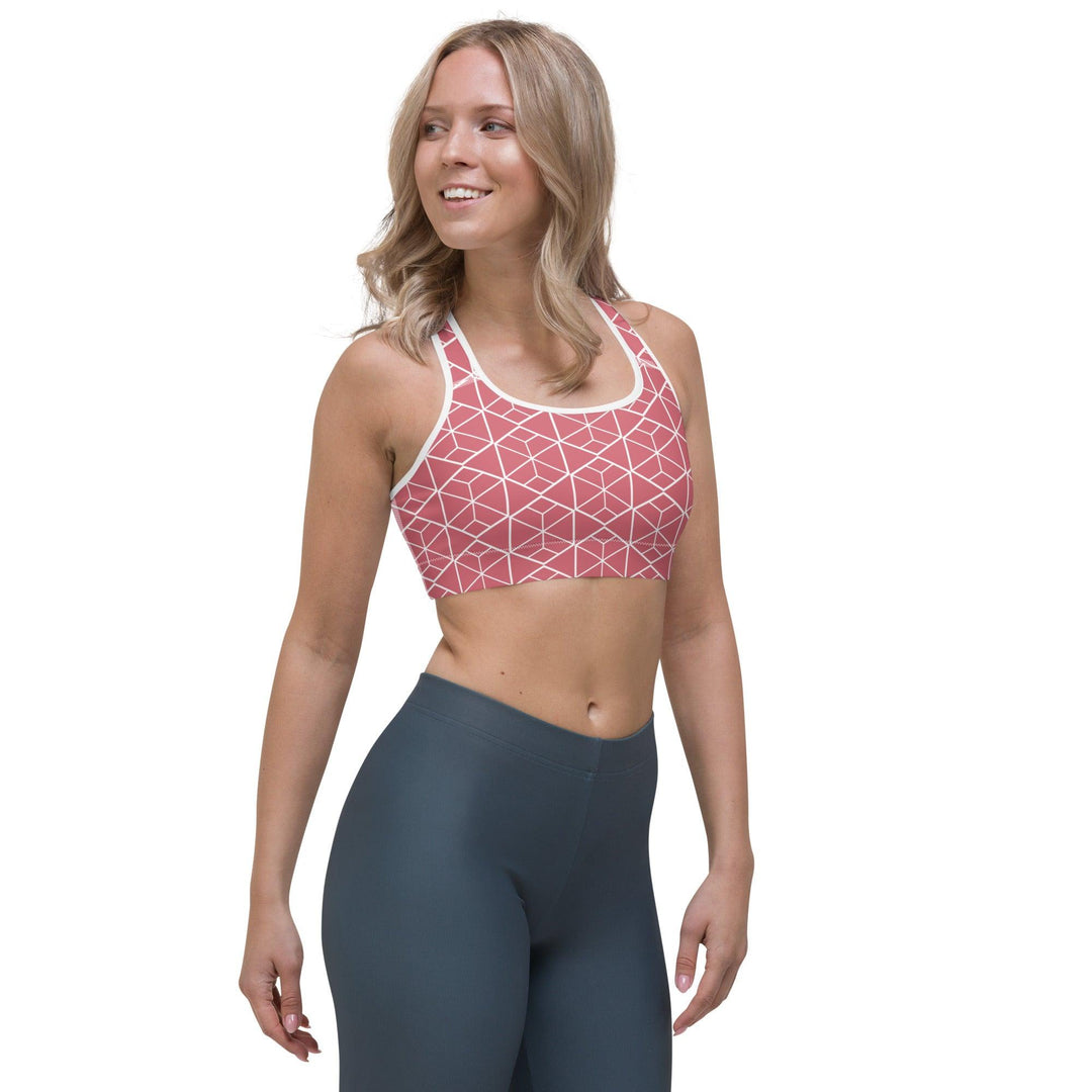 Cabaret Pink Sports bra - VYBRATIONAL KREATORS®