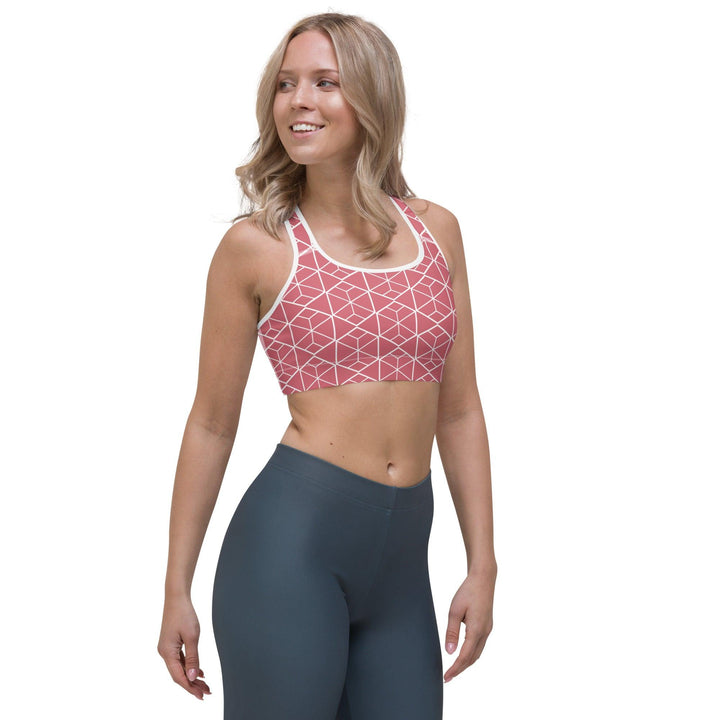 Cabaret Pink Sports bra - VYBRATIONAL KREATORS®