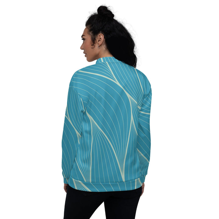 Blue Bomber Jacket - VYBRATIONAL KREATORS®