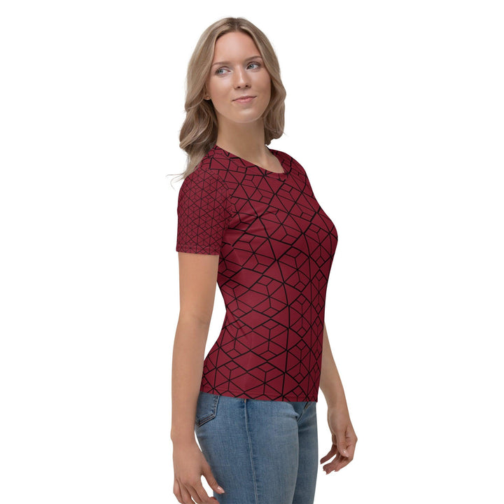 Burgundy Women's T-shirt - VYBRATIONAL KREATORS®