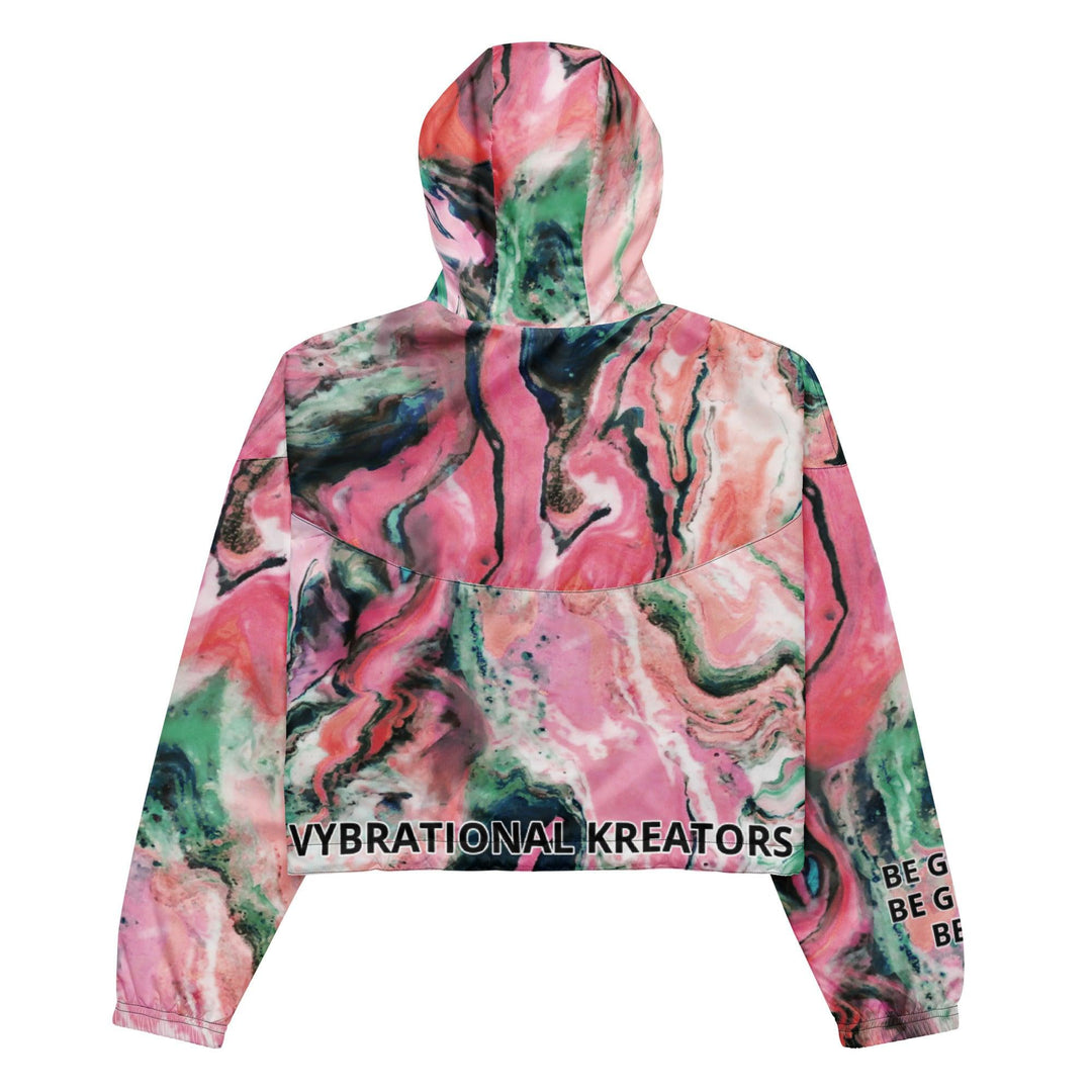 Women’s cropped windbreaker - VYBRATIONAL KREATORS®