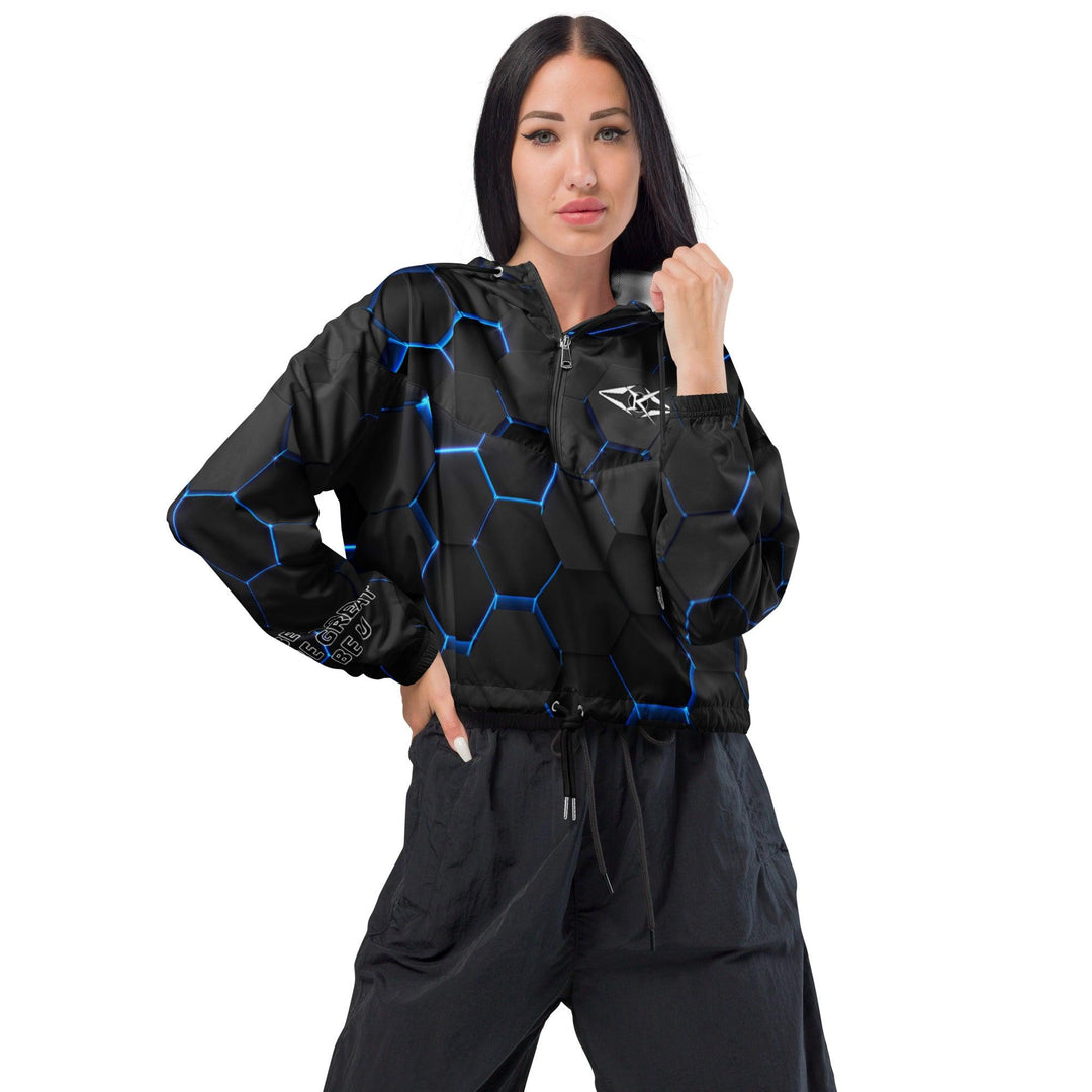 Women’s cropped windbreaker - VYBRATIONAL KREATORS®