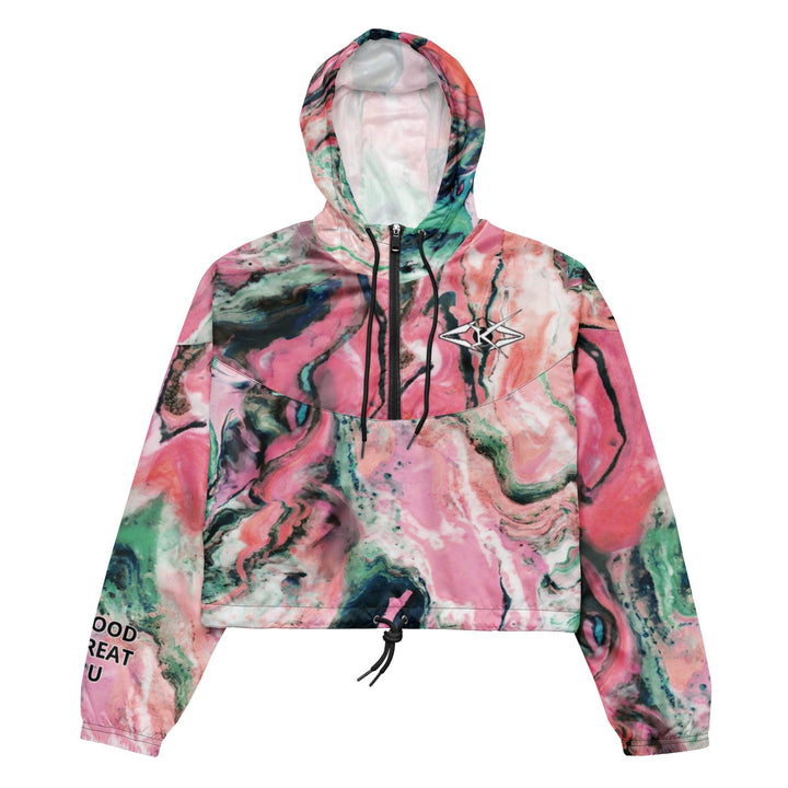 Women’s cropped windbreaker - VYBRATIONAL KREATORS®