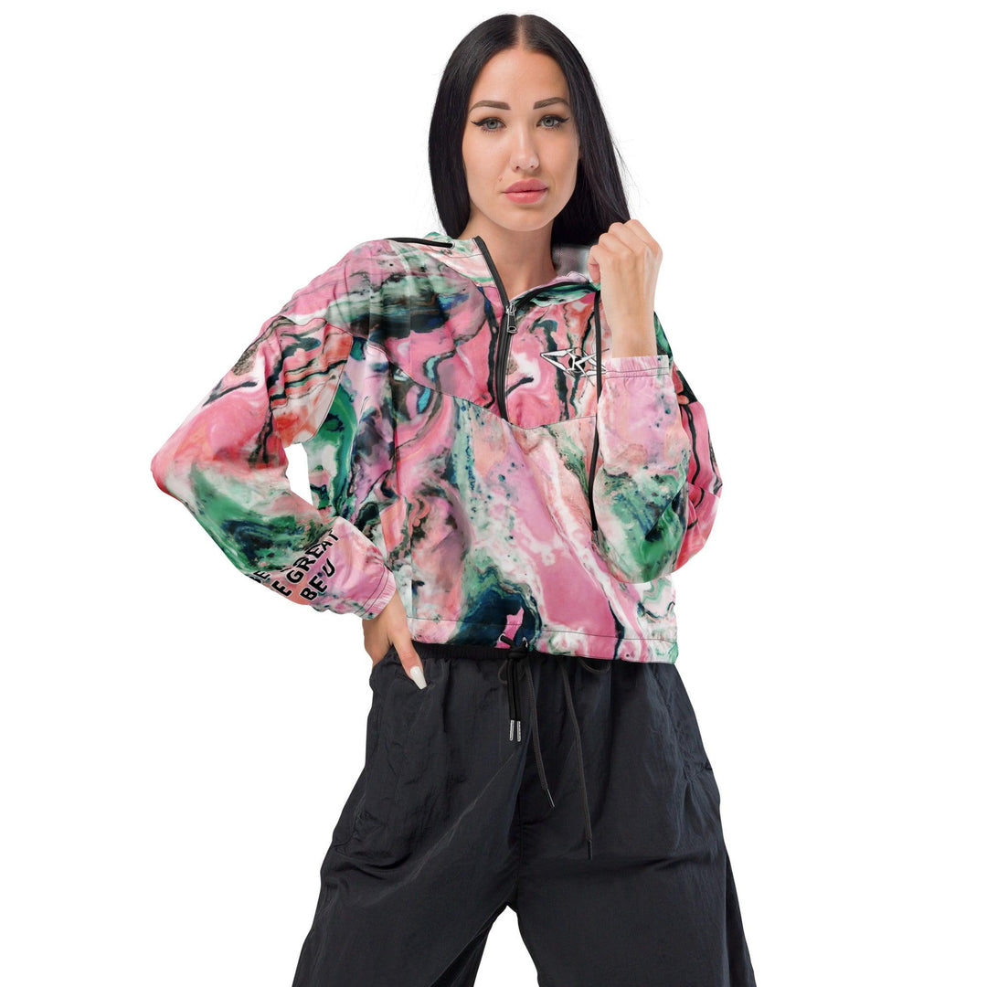 Women’s cropped windbreaker - VYBRATIONAL KREATORS®