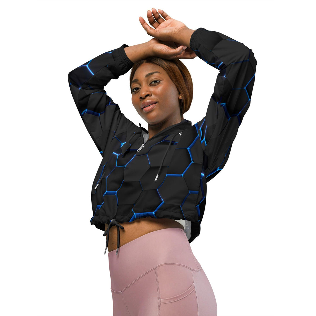 Women’s cropped windbreaker - VYBRATIONAL KREATORS®