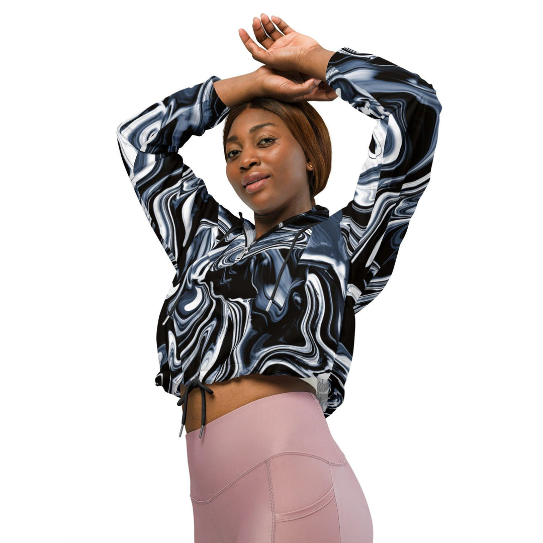 Women’s cropped windbreaker - VYBRATIONAL KREATORS®