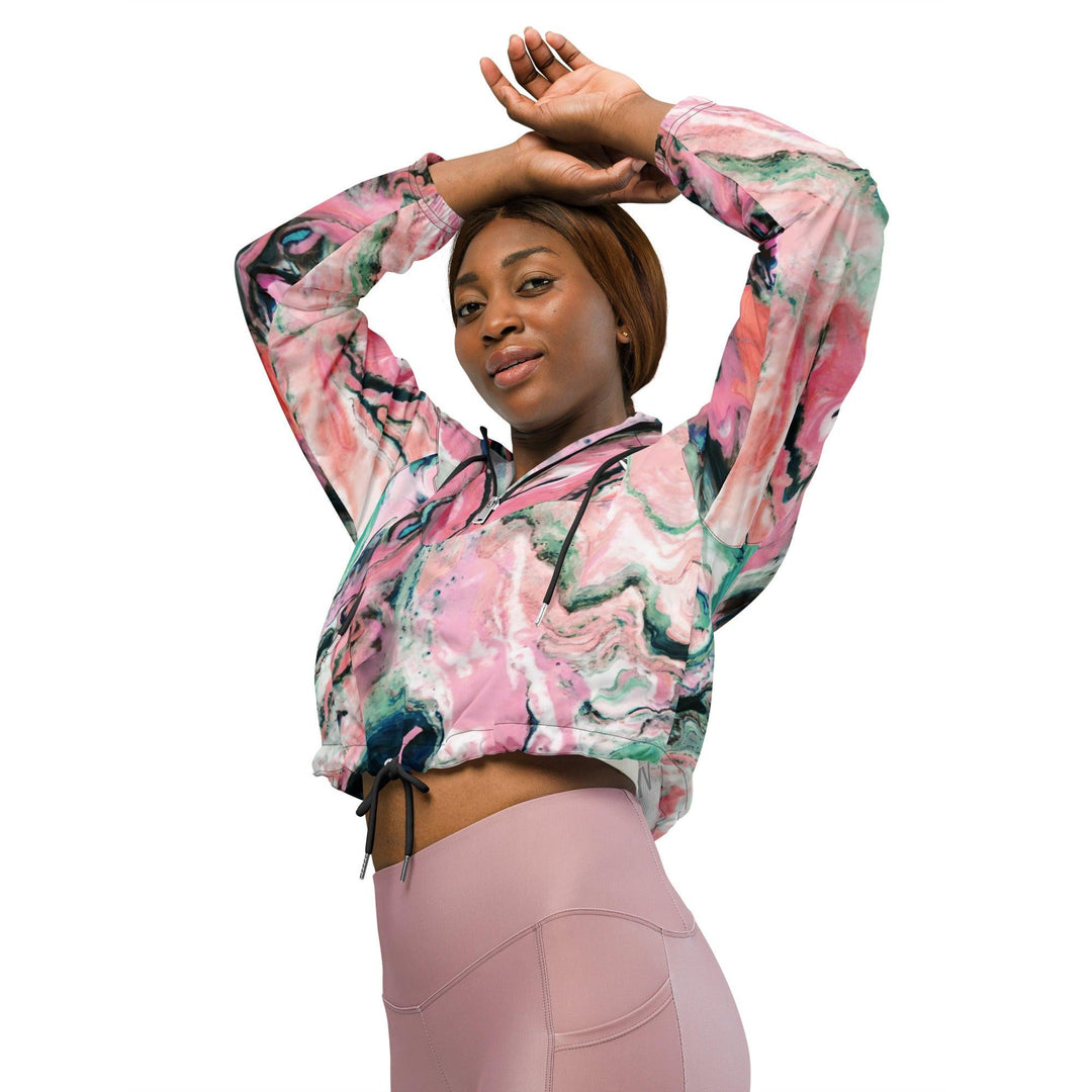 Women’s cropped windbreaker - VYBRATIONAL KREATORS®