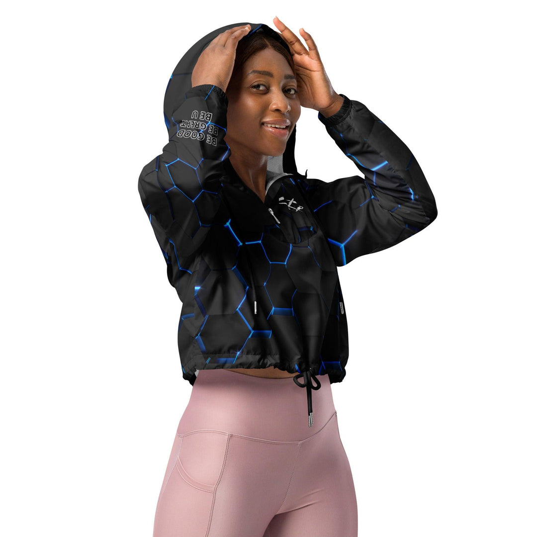 Women’s cropped windbreaker - VYBRATIONAL KREATORS®