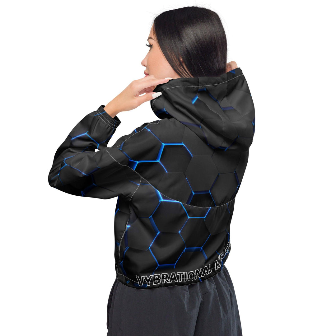 Women’s cropped windbreaker - VYBRATIONAL KREATORS®