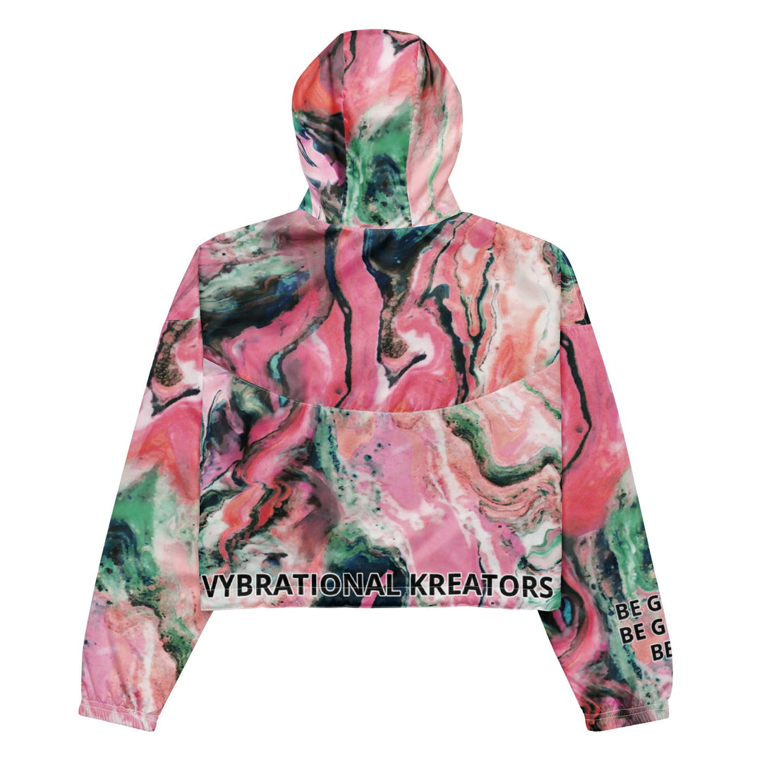 Women’s cropped windbreaker - VYBRATIONAL KREATORS®