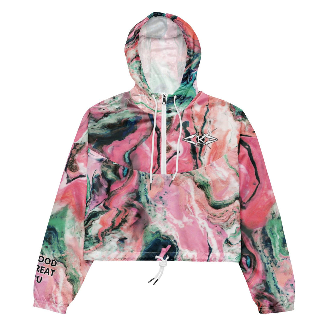 Women’s cropped windbreaker - VYBRATIONAL KREATORS®