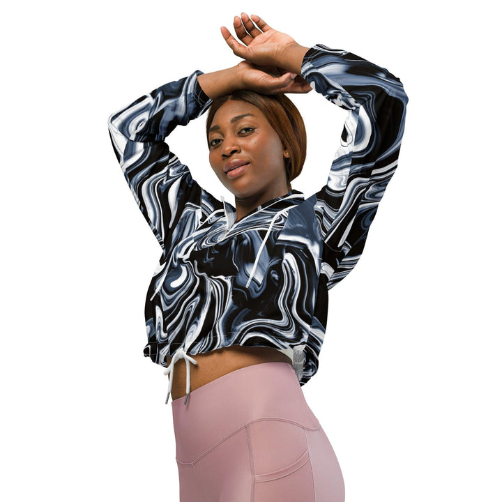 Women’s cropped windbreaker - VYBRATIONAL KREATORS®