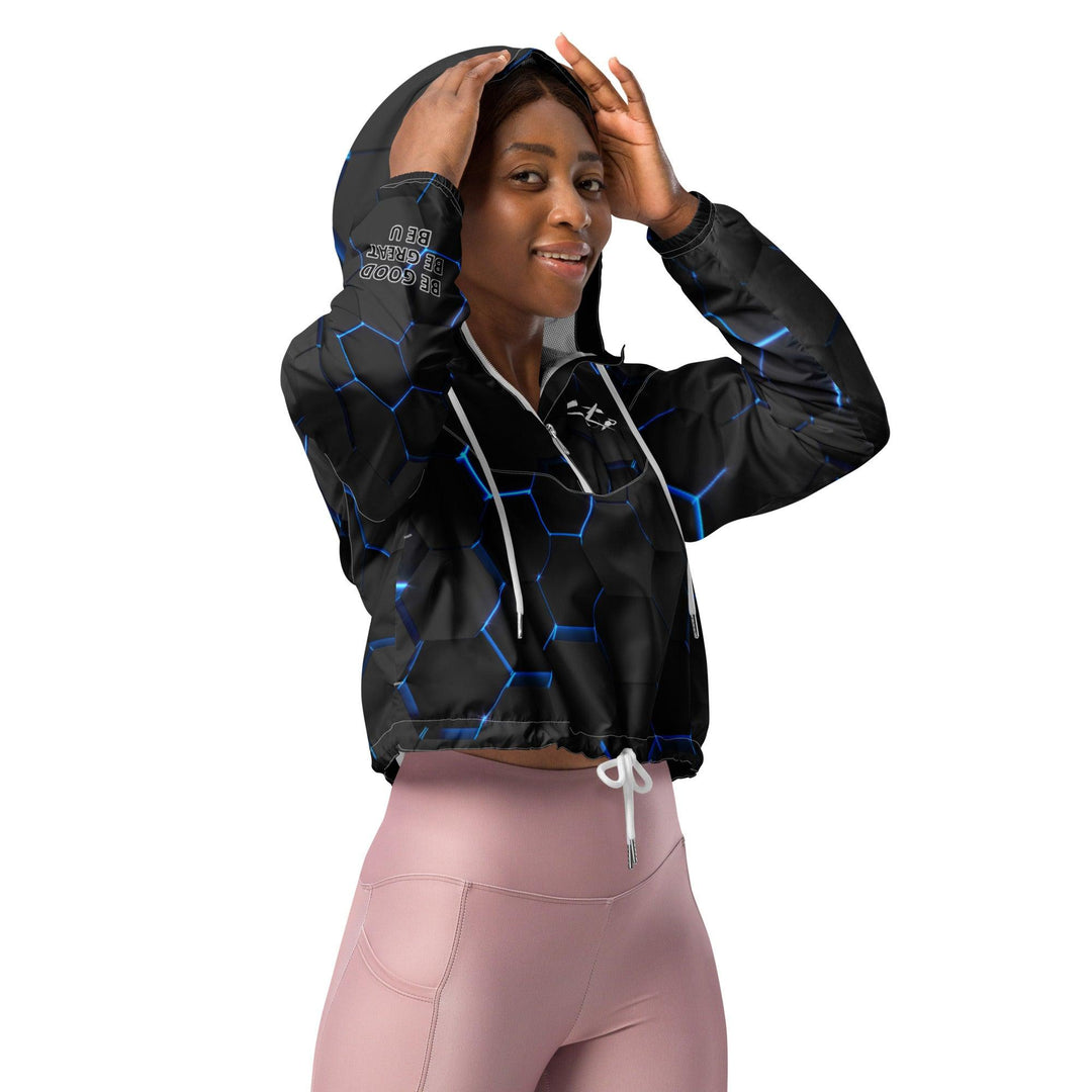 Women’s cropped windbreaker - VYBRATIONAL KREATORS®