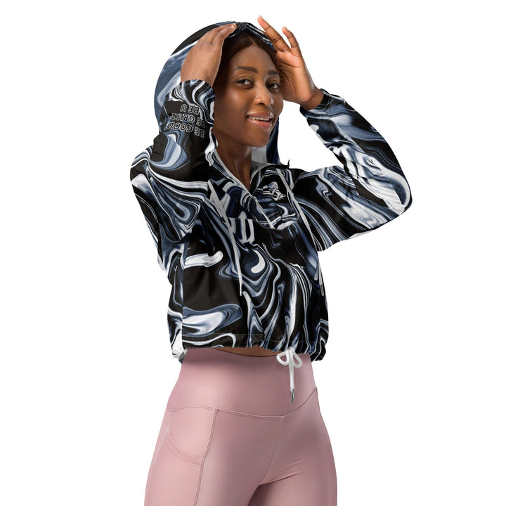 Women’s cropped windbreaker - VYBRATIONAL KREATORS®