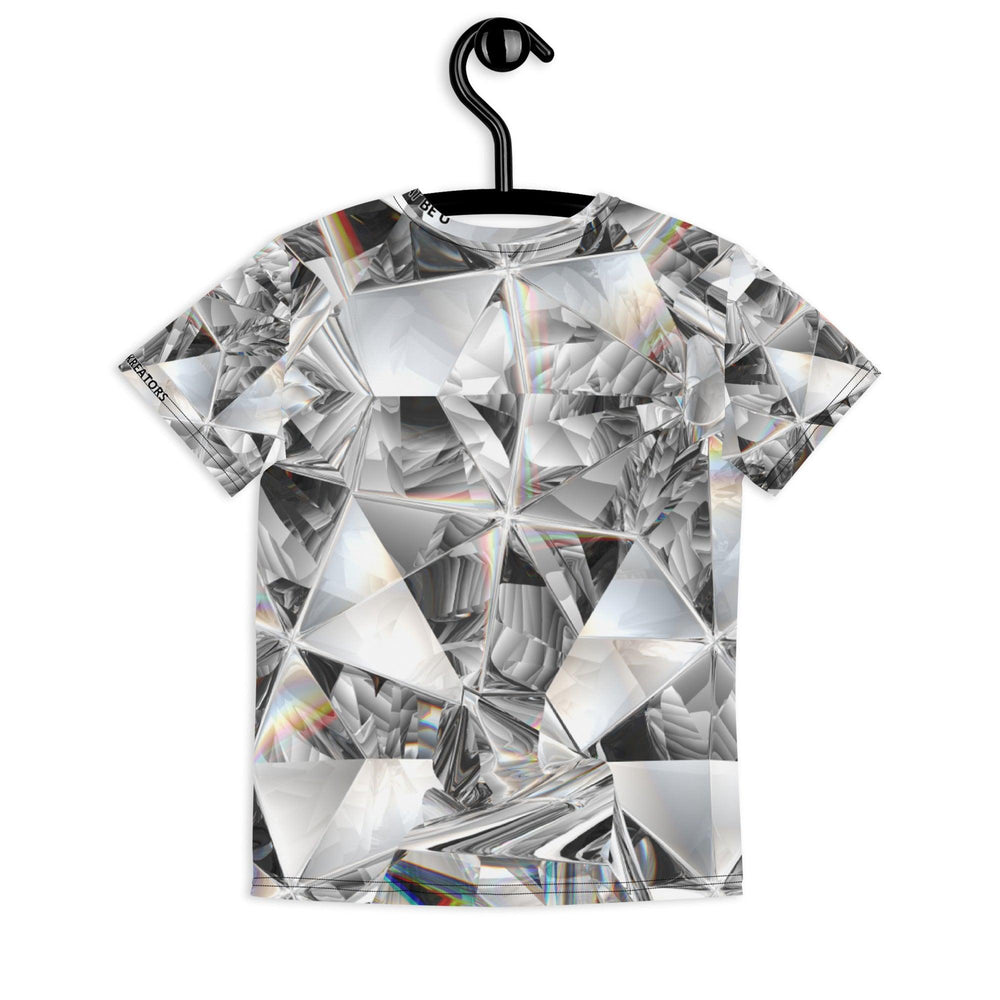 Youth Crew Neck Premium Diamond T-Shirt - VYBRATIONAL KREATORS®