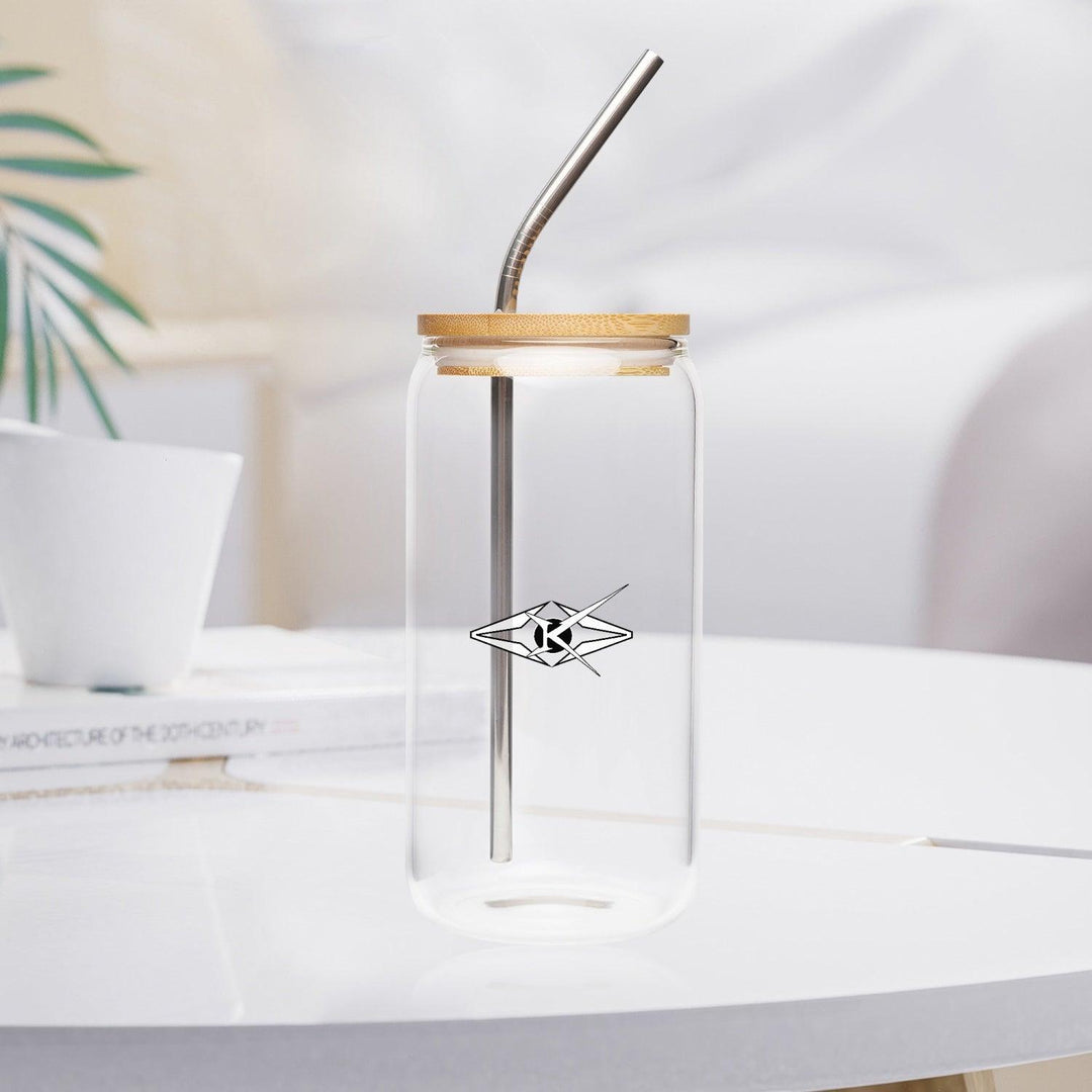 Drinking Glasses with Bamboo Lids - VYBRATIONAL KREATORS®