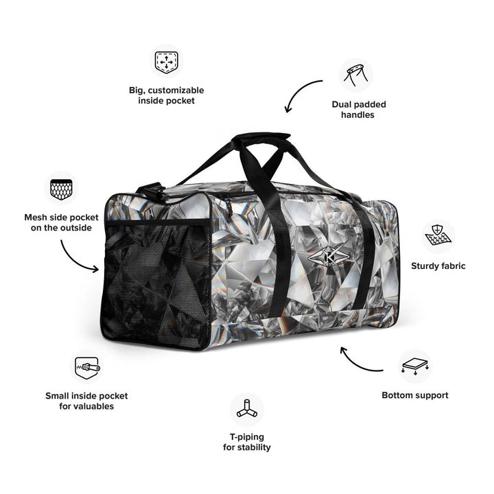 Premium Diamond Duffle bag - VYBRATIONAL KREATORS®