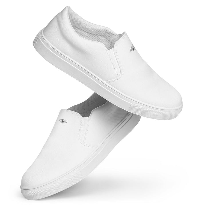 Men’s slip-on White shoes - VYBRATIONAL KREATORS®