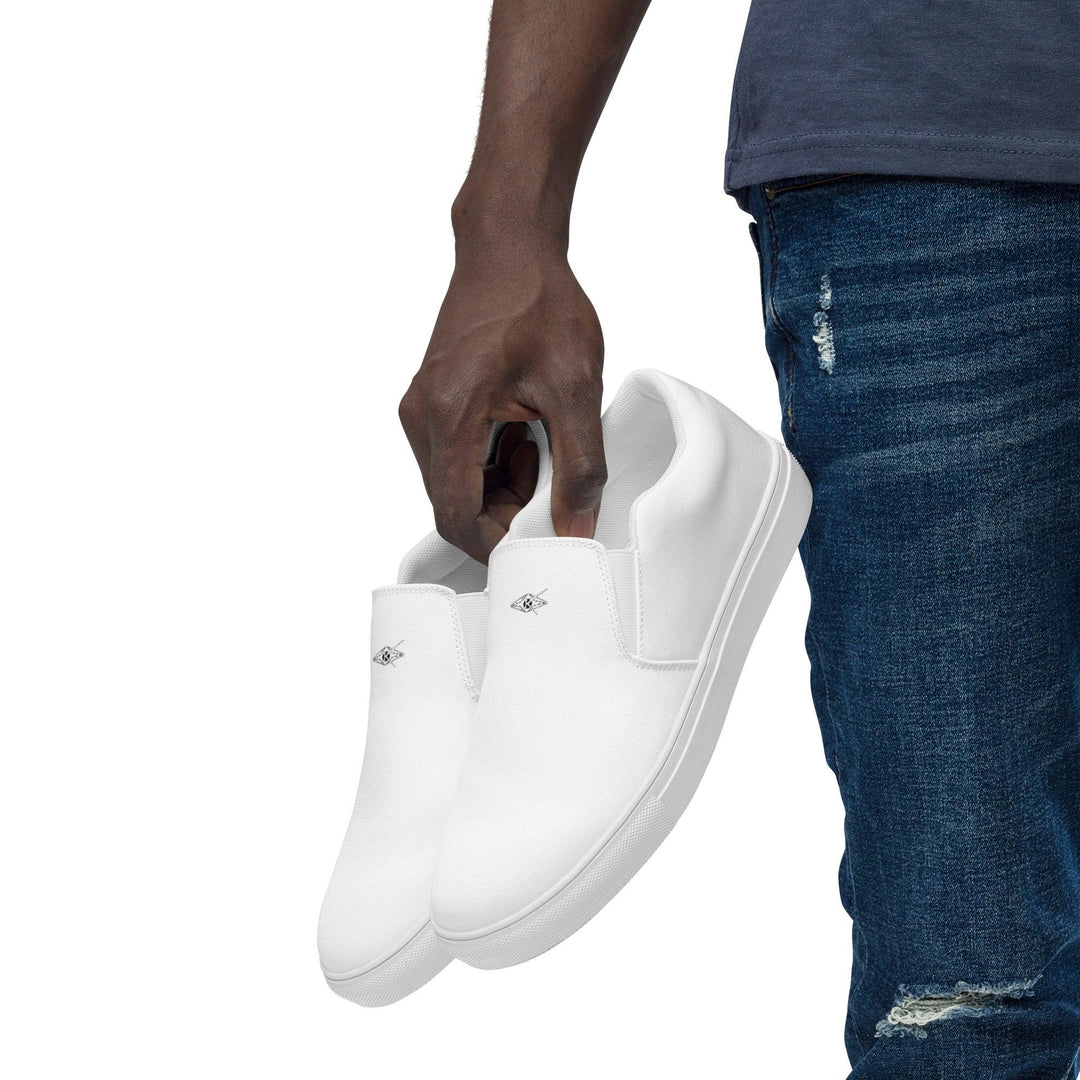 Men’s slip-on White shoes - VYBRATIONAL KREATORS®