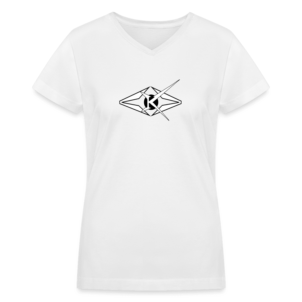 Women's V-Neck T-Shirt - VYBRATIONAL KREATORS®