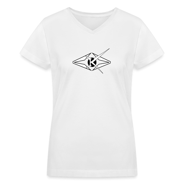 Women's V-Neck T-Shirt - VYBRATIONAL KREATORS®