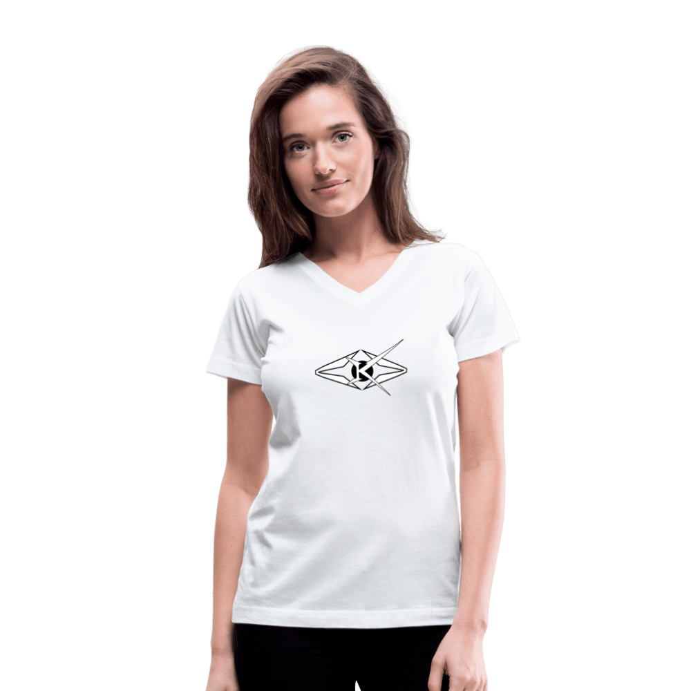 Women's V-Neck T-Shirt - VYBRATIONAL KREATORS®