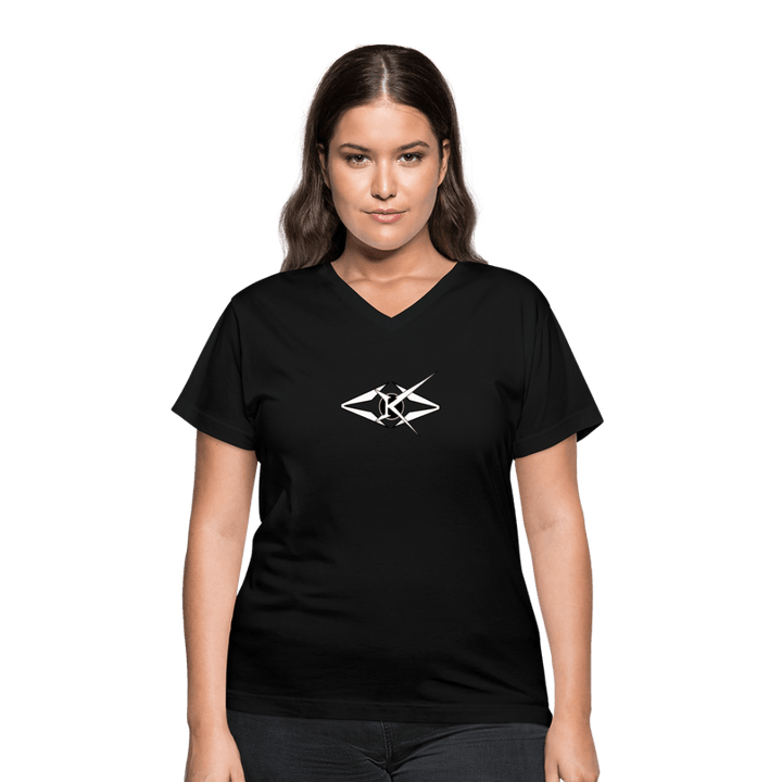 Women's V-Neck T-Shirt - VYBRATIONAL KREATORS®