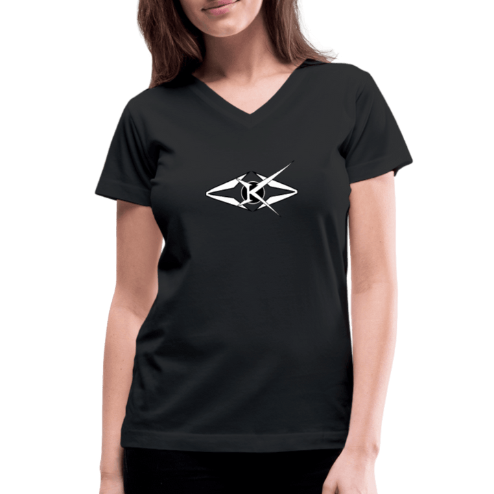 Women's V-Neck T-Shirt - VYBRATIONAL KREATORS®