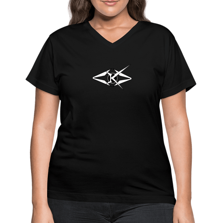 Women's V-Neck T-Shirt - VYBRATIONAL KREATORS®