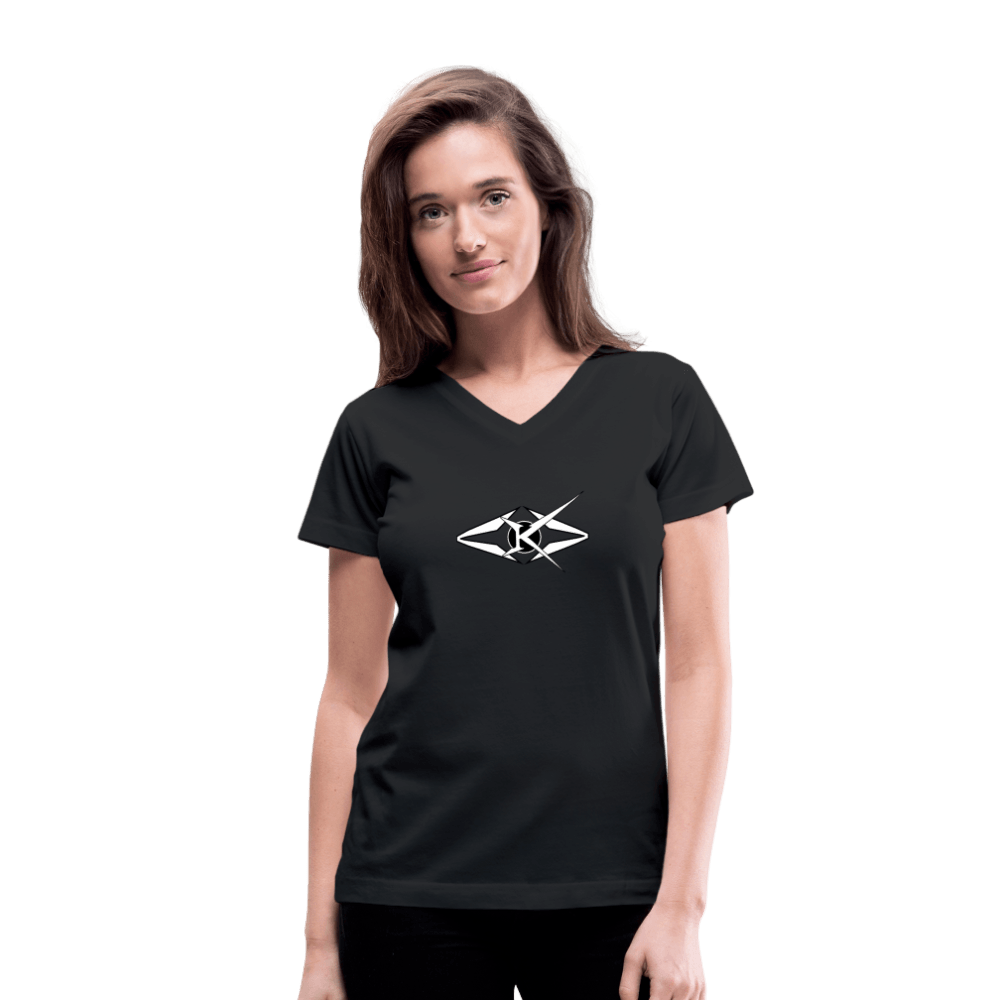 Women's V-Neck T-Shirt - VYBRATIONAL KREATORS®