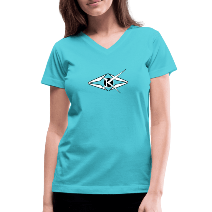 Women's V-Neck T-Shirt - VYBRATIONAL KREATORS®