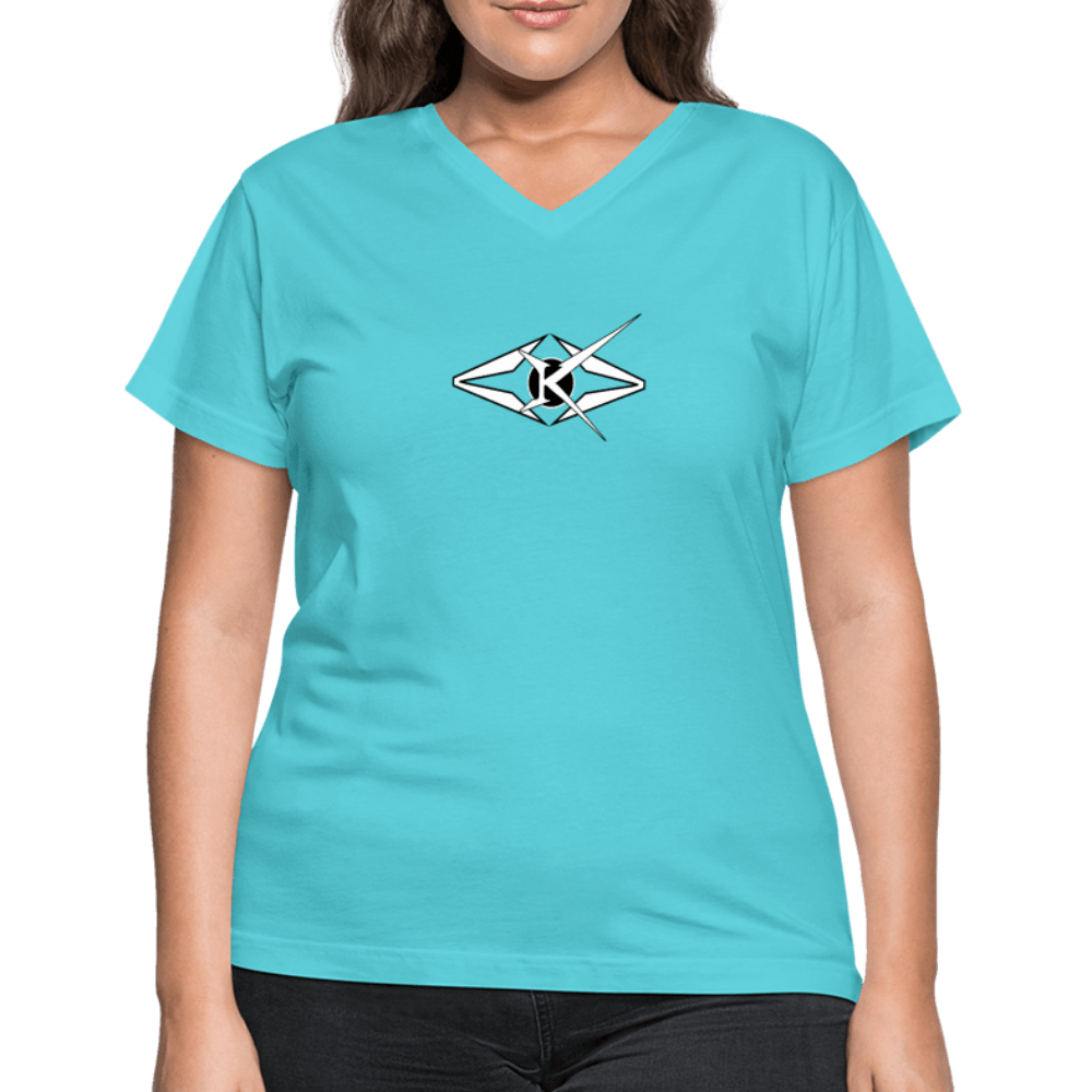 Women's V-Neck T-Shirt - VYBRATIONAL KREATORS®