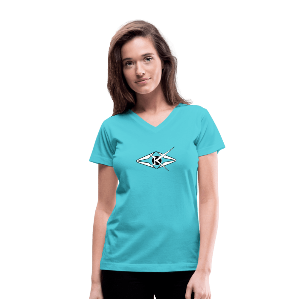 Women's V-Neck T-Shirt - VYBRATIONAL KREATORS®