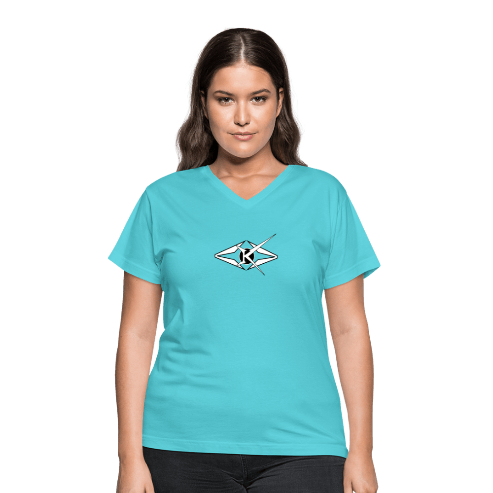 Women's V-Neck T-Shirt - VYBRATIONAL KREATORS®